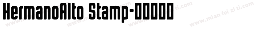 HermanoAlto Stamp字体转换